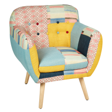 Armchair MELBY Fabric Multicolour