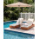 Beliani Market Parasol 266 cm VARESE Beige 2