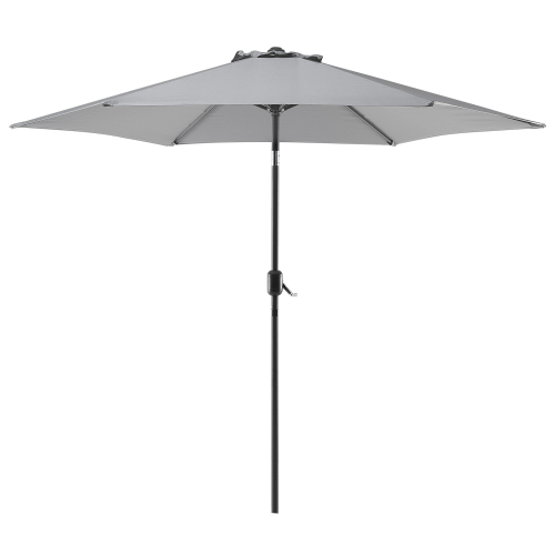 Beliani Market Parasol 270 cm VARESE Dark Grey