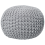 Beliani Pouffe CONRAD Cotton Light Grey 1