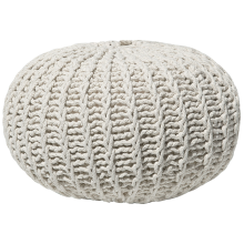 Pouffe CONRAD Cotton Beige