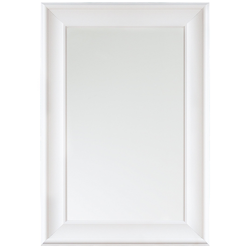 Beliani Wall Mirror LUNEL 60 cm 90 cm White