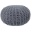 Beliani Pouffe CONRAD Cotton Dark Grey 1