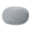 Beliani Pouffe CONRAD Cotton Light Grey 1