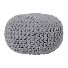 Pouffe CONRAD Cotton Grey