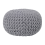Beliani Pouffe CONRAD Cotton Grey 1