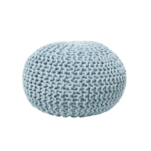 Pouffe CONRAD Cotton Light Blue