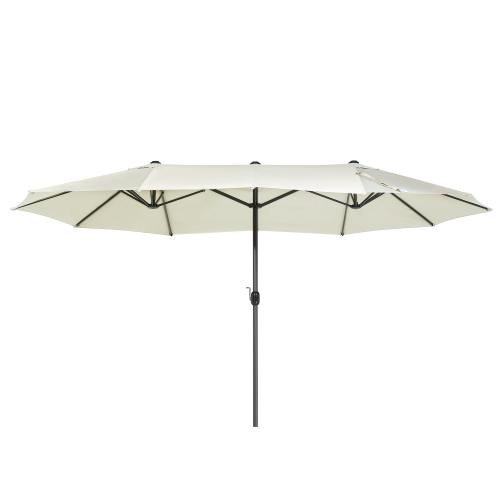Beliani Patio Parasol 460 cm SIBILLA Beige