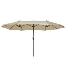 Patio Parasol 460 cm SIBILLA Beige