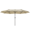 Beliani Patio Parasol 460 cm SIBILLA Beige 1