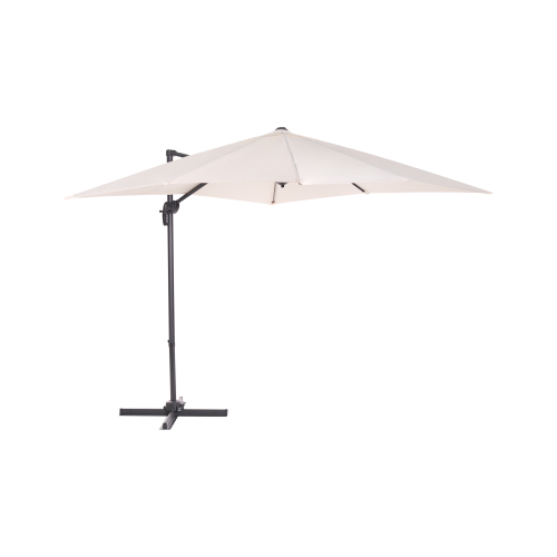 Beliani Cantilever Parasol 238 cm MONZA Light Beige