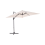Beliani Cantilever Parasol 238 cm MONZA Light Beige 5