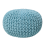 Beliani Pouffe CONRAD Cotton Light Blue 1