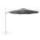 Beliani Cantilever Parasol 300 cm SAVONA Dark Grey Grey 1