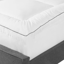 Polyester Mattress Topper MULHACEN 140 x 200 cm (EU Double)