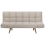 Beliani Sofa Bed 2 Seater INGARO Fabric Beige 1
