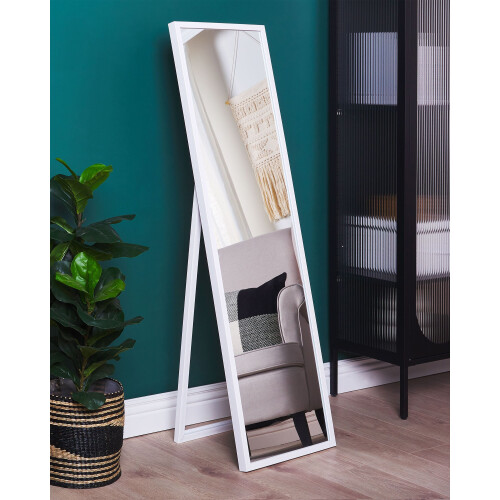 Beliani Standing Mirror TORCY 140 cm White 1