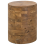 Beliani Side Table BRANT Teak Wood Brown 1