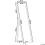 Beliani Standing Mirror TORCY 140 cm White 3