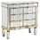 Beliani 6 Drawer Chest MOZELA Mirrored Silver 1