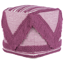 Pouffe KOCHI Cotton Pink