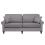 Beliani Sofa 3 Seater OTRA Fabric Light Grey 1