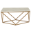 Beliani Coffee Table MALIBU Marble/ Gold 1