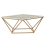 Beliani Coffee Table MALIBU Marble/ Gold 10