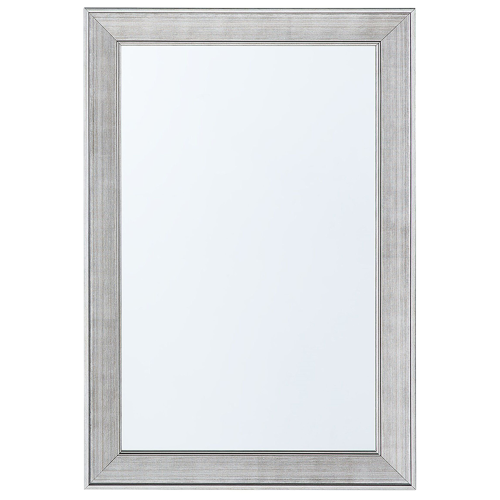 Beliani Wall Mirror BUBRY 61 cm 91 cm Silver