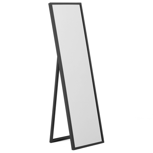 Beliani Standing Mirror TORCY 140 cm Black