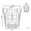 Beliani Side Table LANARK Gold with Storage 6