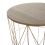 Beliani Side Table LANARK Gold with Storage 8