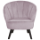 Beliani Armchair DALA Velvet Pink 4