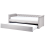 Beliani Trundle Bed Fabric LIBOURNE 90 x 200 cm (EU Single) Light Grey 1