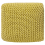 Beliani Pouffe CONRAD Cotton Yellow 1