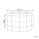Beliani Pouffe TAMPA Boucle White 3