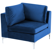 Corner Seat EVJA Velvet Navy Blue