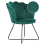 Beliani Armchair LOVELOCK Velvet Emerald Green 1