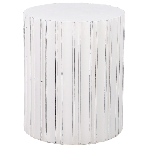 Beliani Side Table DEULI White