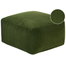 Pouffe MUKKI Cotton Dark Green