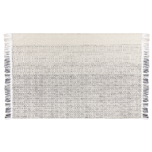 Rug OMERLI White 140 x 200 cm Wool