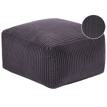 Pouffe MUKKI Cotton Dark Grey