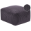 Beliani Pouffe MUKKI Cotton Dark Grey 1