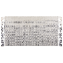 Rug OMERLI White 80 x 150 cm Wool