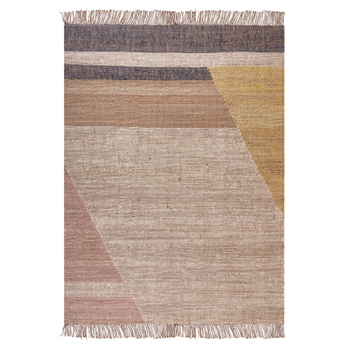 Beliani Rug SAMLAR Brown 140 x 200 cm Jute