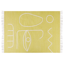 Outdoor Rug YAVU Yellow 140 x 200 cm