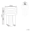 Beliani Side Table KIKIWA Metal White 3