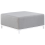Beliani Ottoman ROVIGO Fabric Light Grey 1