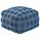 Beliani Pouffe VISHVI Cotton Blue 1