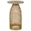 Beliani Side Table WAIHI Mango Wood Brown 1
